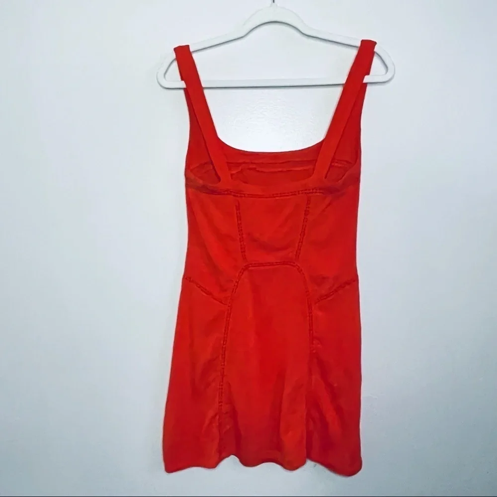INTIMATELY FREE PEOPLE Beyond Me Red Mini‎ Dress